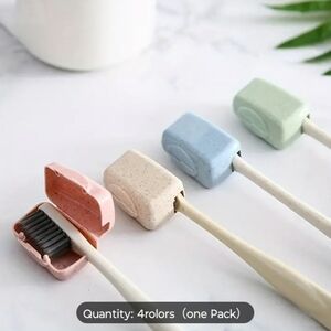Toothbrush Head Cover ( Set of 4)